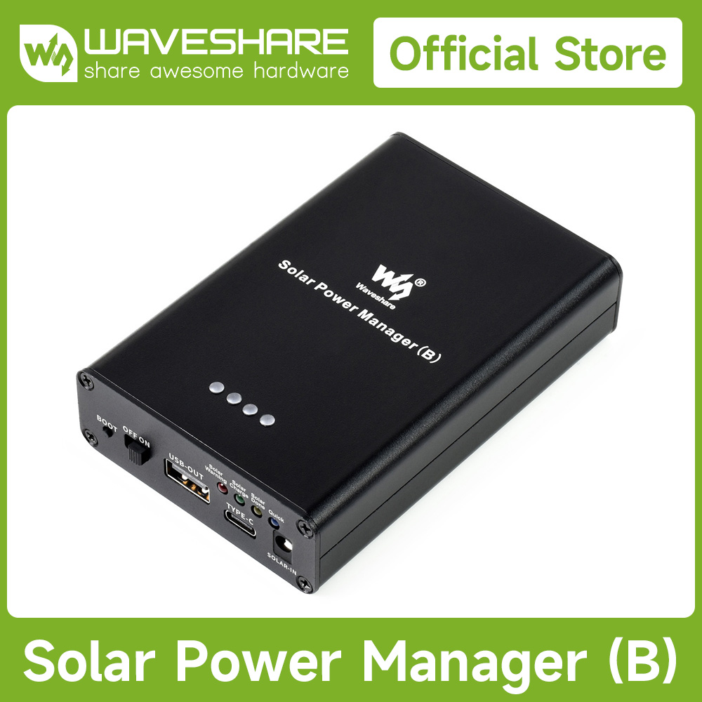 Raspberry Pi 5 - Waveshare Solar Power Manager (B), Baterai