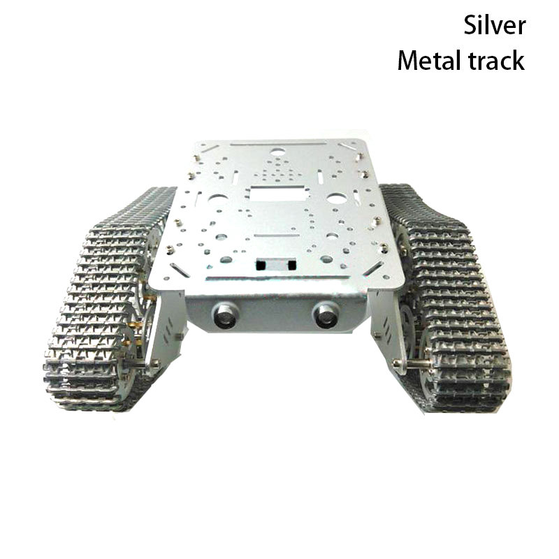 Raspberry Pi Kit - Rangka Tank 2WD dari Logam dengan