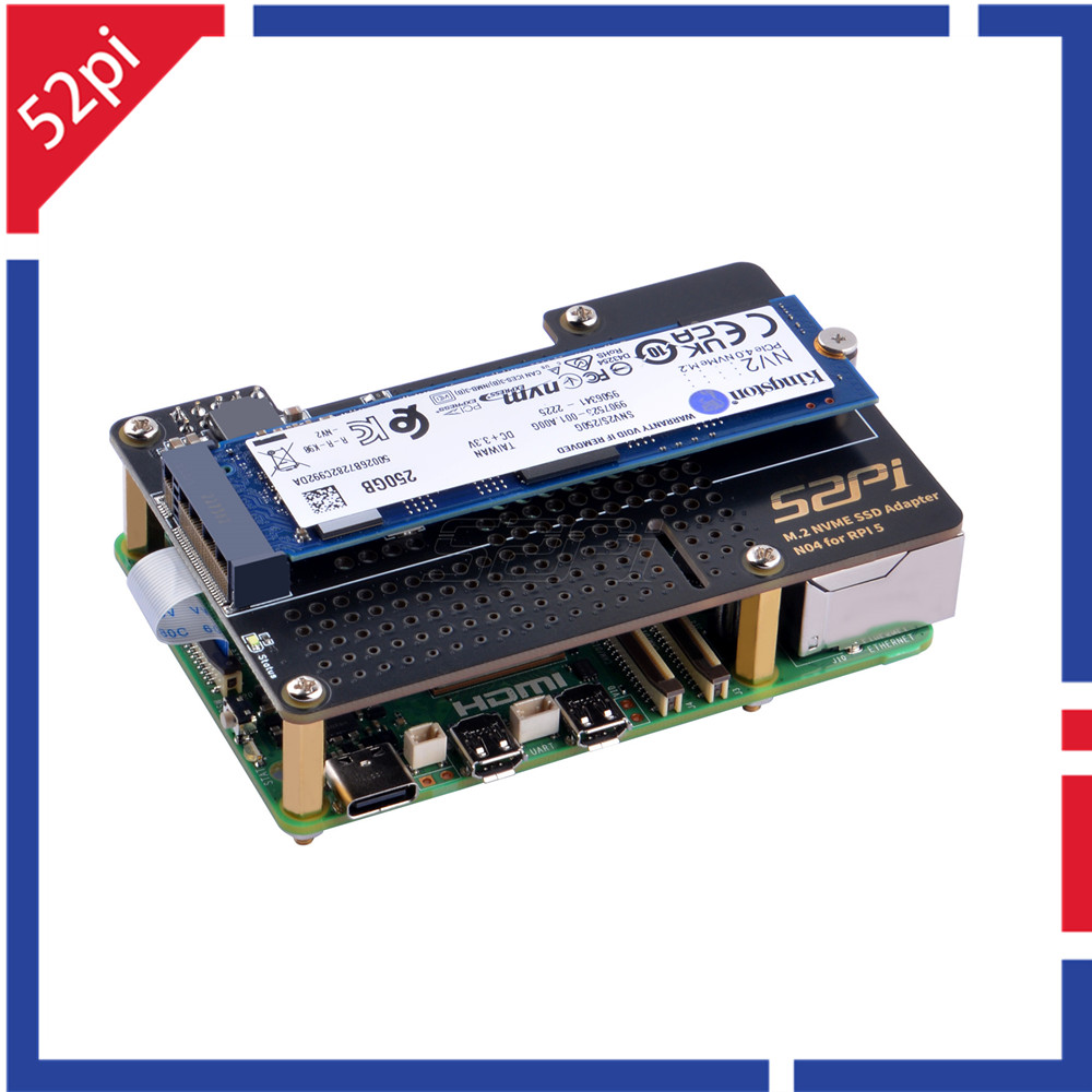 Pi Cooler - Papan adaptor ekstensi Raspberry Pi, 52Pi