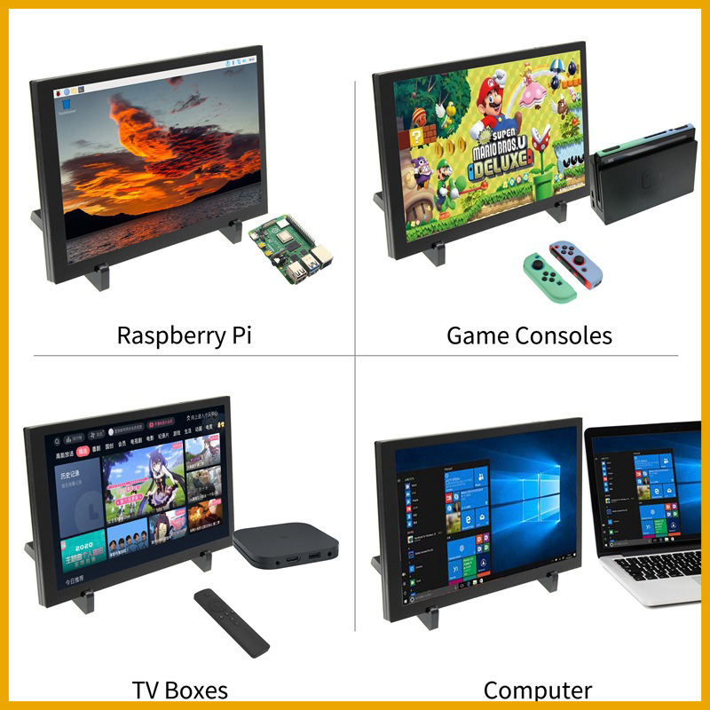Pi Display - Layar Sentuh IPS 10.1 Inci Monitor