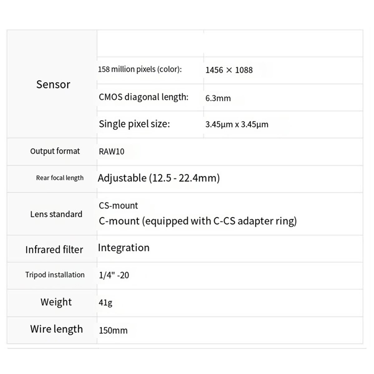 AU47-Untuk Kamera Raspberry Pi - Raspberry Pi Global Shutter Camera Imx296 ulasan dan harga