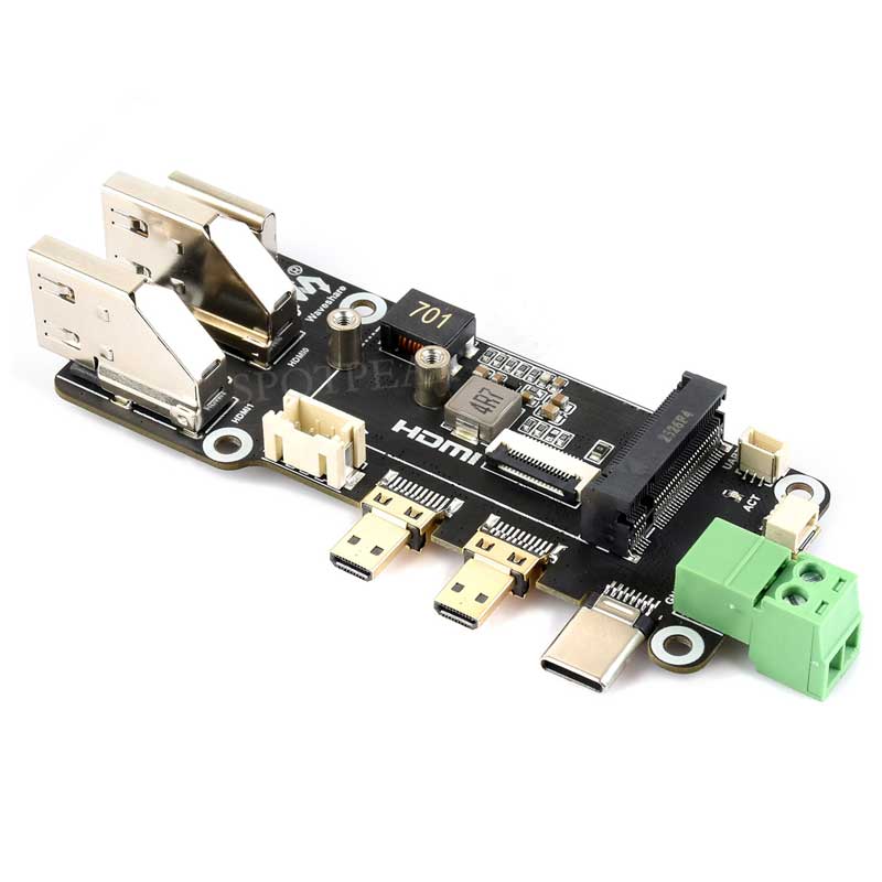 Raspberry Pi 5 PCIe ke M.2 Mul - Pi 5 Case ulasan dan harga