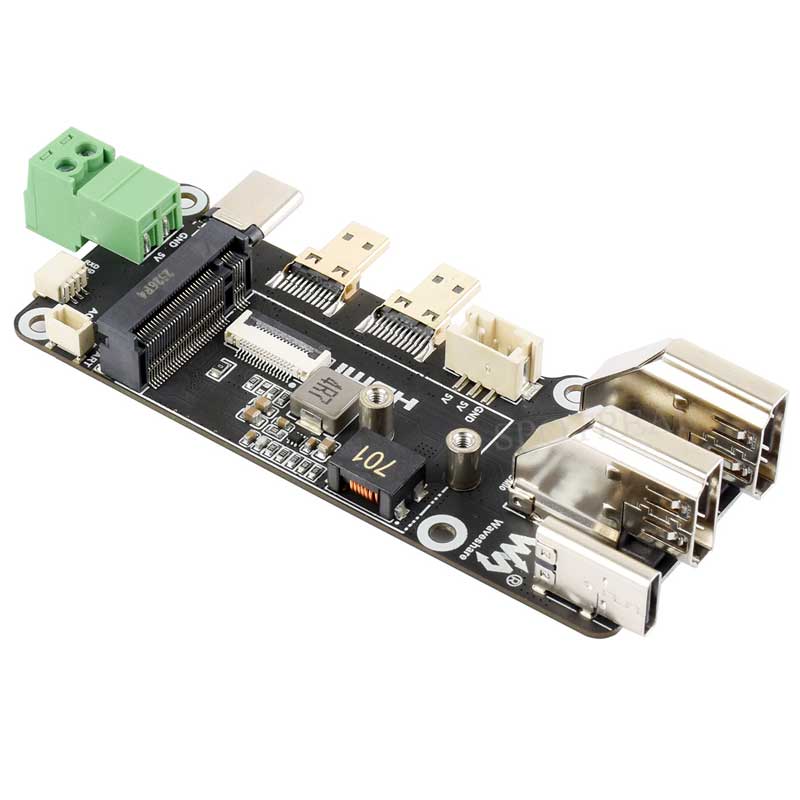 Raspberry Pi 5 PCIe ke M.2 Mul - Pi 5 Case ulasan dan harga