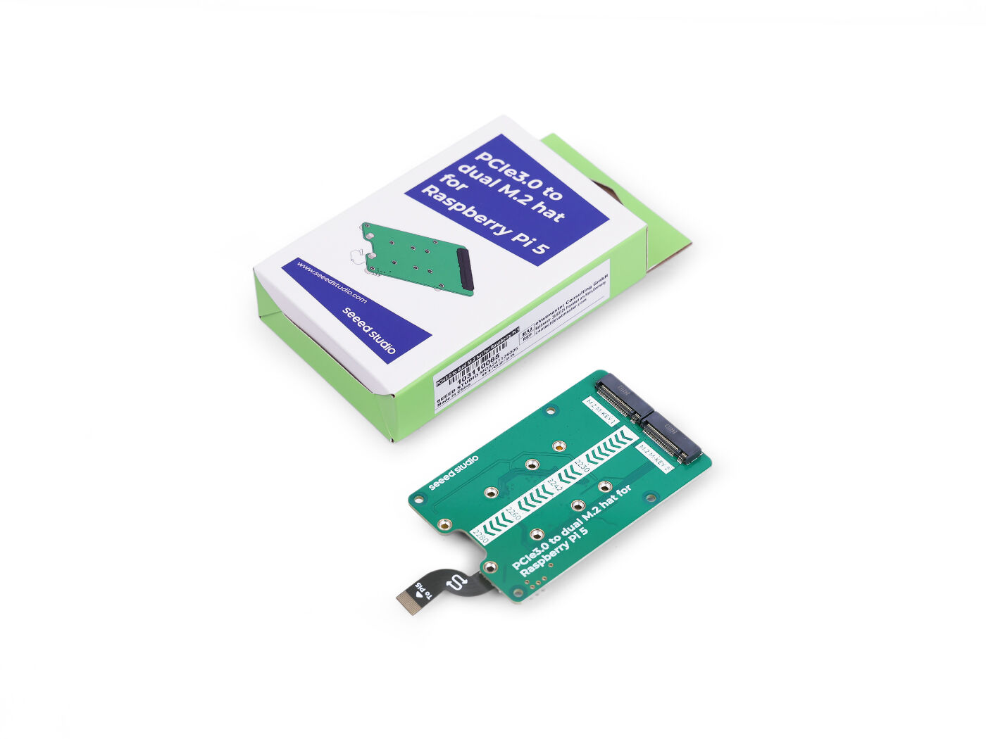 PCIe3.0 Beralih ke topi M.2 ga - Pi 5 Case ulasan dan harga