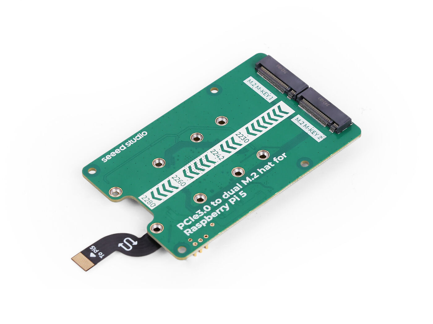 PCIe3.0 Beralih ke topi M.2 ga - Pi 5 Case ulasan dan harga