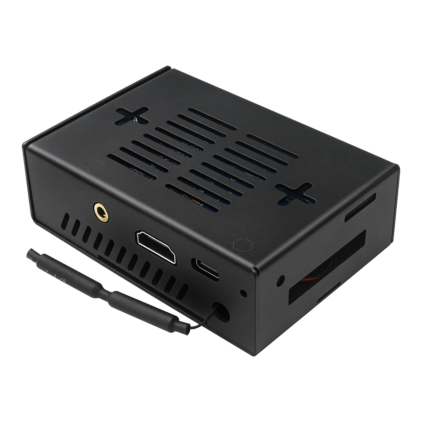 Casing Logam Orange Pi 4 Pro H - Pi 4 Case ulasan dan harga