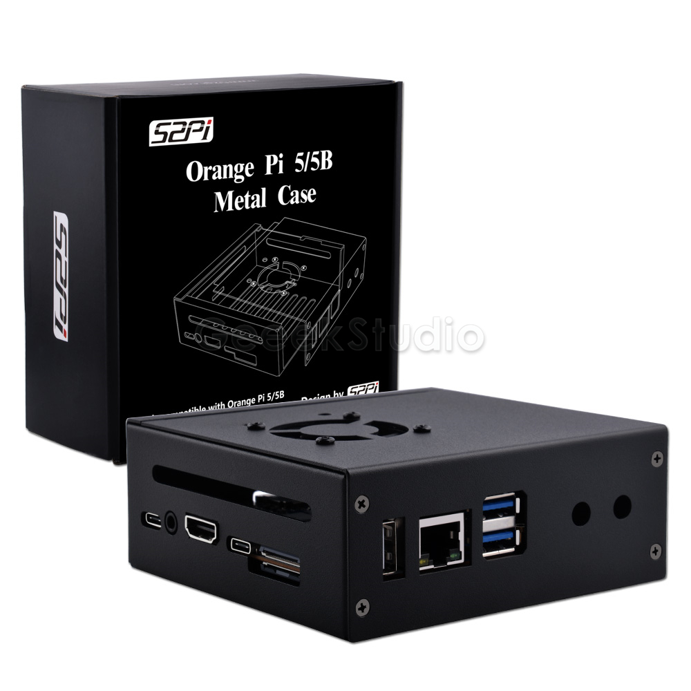 Casing pelindung logam 5/5B or - Pi 5 Case ulasan dan harga